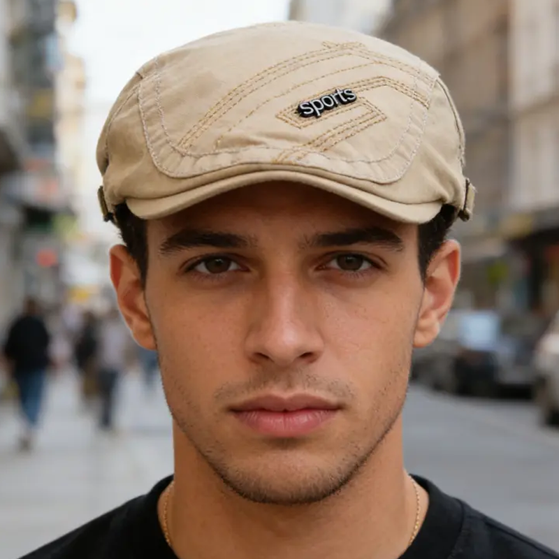 🧢2026 SPECIALUDSALG🍂Klassisk flad kasket (Ivy cap) – åndbar bomuld, justerbar & tidløst design 🧢✨