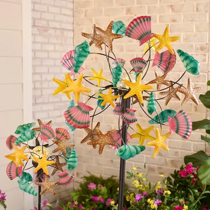 Gør din have magisk: Solcelledrevet vindmølle med smukt lysspil ✨ Wind Spinner