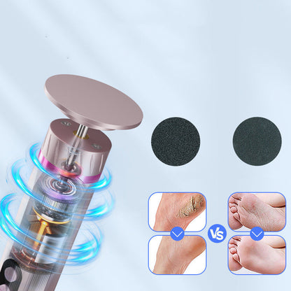 🦶🔧 Elektrisk fodfil med 9 hastigheder | LCD-display · USB-C-opladning · Hus i aluminiumslegering · Flere slibeskiver · Ergonomisk pennegreb