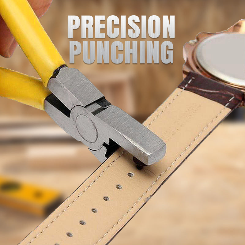 🎉 Udsalg 2026 — Over 19.000 solgt! 🔧 Bærbar hultang til urremme og læder