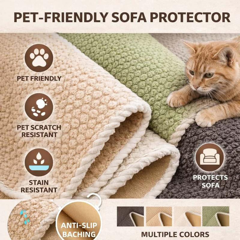 🛋️ Polstret Antiskrid-Sofabetræk – Beskyt Din Sofa og Giv Stuen Et Luksuriøst Løft! ✨