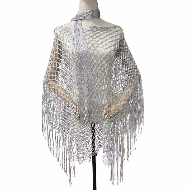 🏆 Sidste dag med særpris 99,- kr.! 💐Metallisk hæklet cover-up til sommeren – Let, flagrende & ubesværet stilfuldt sommeroutfit