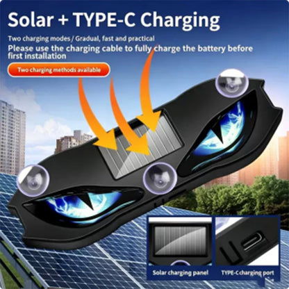 🚗🔆 Solcelledrevet LED-advarselslys til bil – 50% RABAT! Solcelledrevet, vejrbestandigt, automatisk aktivering i mørke – for mere sikkerhed på vejen. 🔥🛡️