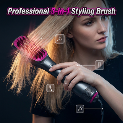 🎉 Udsalg 2026 — Over 162.000 solgt! 💇‍♀️ Professionel 3-i-1 varmluftbørste – Tør, udred og giv volumen i ét enkelt trin ✨