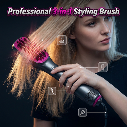 🎉 Udsalg 2026 — Over 162.000 solgt! 💇‍♀️ Professionel 3-i-1 varmluftbørste – Tør, udred og giv volumen i ét enkelt trin ✨