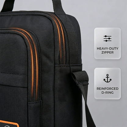 🎉 2026 Udsalg — Over 34.200 solgt! 📢 Oxford skuldertaske / crossbody til mænd – Letvægt, vandafvisende commuter sling bag med mange lommer ✨