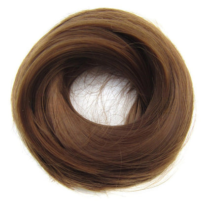 💁‍♀️Quick‑Fit Voluminous Hair Wrap | Realistisk syntetisk hårknold til hverdag og festlige lejligheder