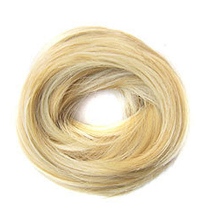💁‍♀️Quick‑Fit Voluminous Hair Wrap | Realistisk syntetisk hårknold til hverdag og festlige lejligheder