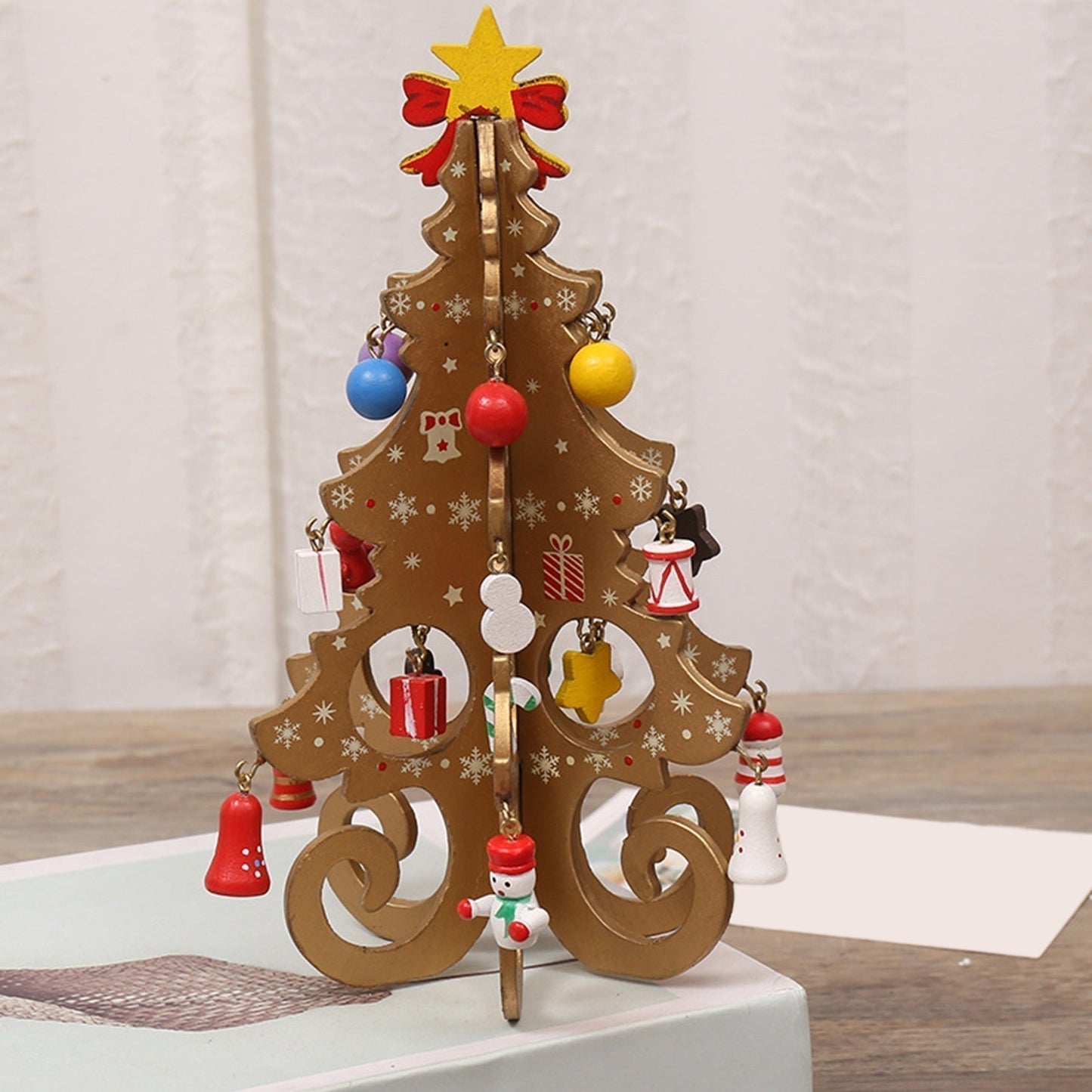 🎄 Julens Forhåndssalg 149 kr!! ☃️🎄 DIY Juletræ i Træ – Byg, Pynt & Lege Sæt! ✨🎅