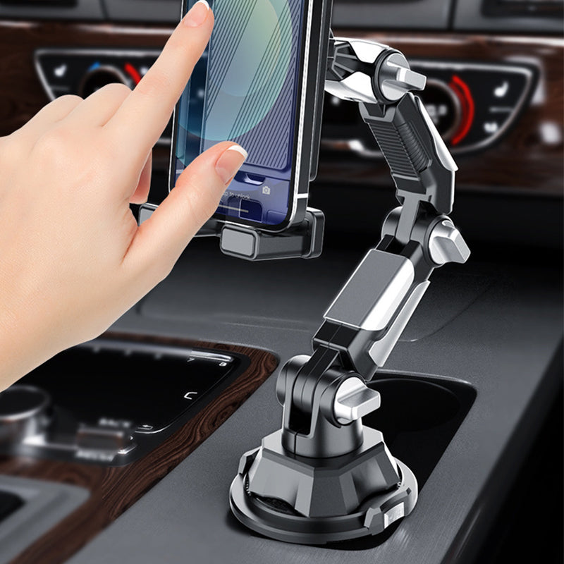🚗 Fra Lejebil til Familie-SUV – Sammenklappelig Tablet-holder Passer til De Fleste Kopholdere. Justerbar Vinkel