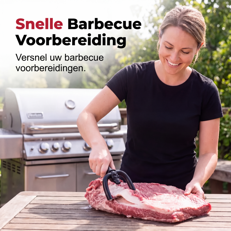 🥳 2026 HOT SALE 🥳💞 50.000+ SOLGT! 🥩🔪 50% RABAT! Håndholdt fedttrimmer til okse & svin – U-formet buet holder fjerner overfladefedt uden at spilde magert kød. Rustfrit stålblad, ergonomisk greb – tilbered som en prof! 🧑‍🍳✨