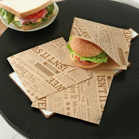 🥪 BEGRÆNSET TID 50% RABAT! 🧺 Fedtafvisende Sandwich Papirposer – Søde, Praktiske, Fødevaresikre ✨