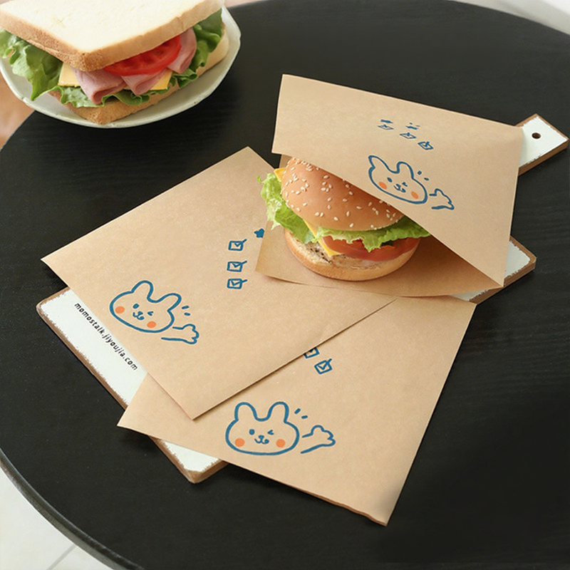 🥪 BEGRÆNSET TID 50% RABAT! 🧺 Fedtafvisende Sandwich Papirposer – Søde, Praktiske, Fødevaresikre ✨