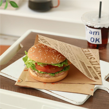 🥪 BEGRÆNSET TID 50% RABAT! 🧺 Fedtafvisende Sandwich Papirposer – Søde, Praktiske, Fødevaresikre ✨