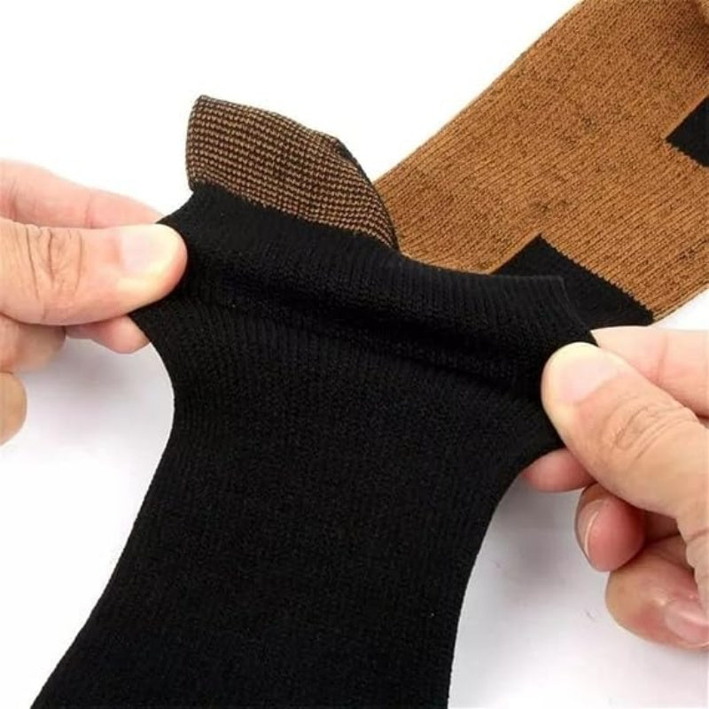 🧦 BEGRÆNSET TID - SPAR 50%! ⚡ Unisex Kobber-Infunderede Kompressionsstrømper – Støttende, Friske & Til Alle Anledninger ✨
