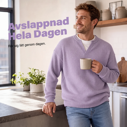 👕 Lagdelt comfort-vaffel T-shirt