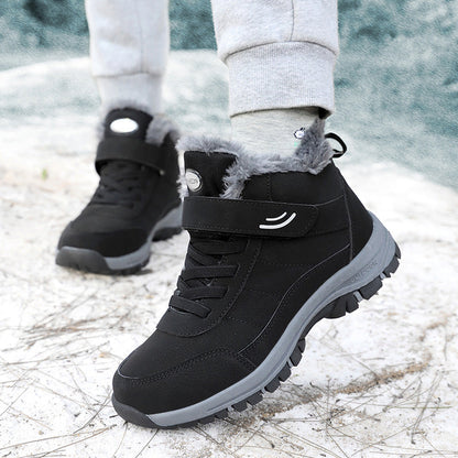 🔥 Varme Skridt, Sikkert Grip | Dame Plush-Foring Anti-Slip Sko