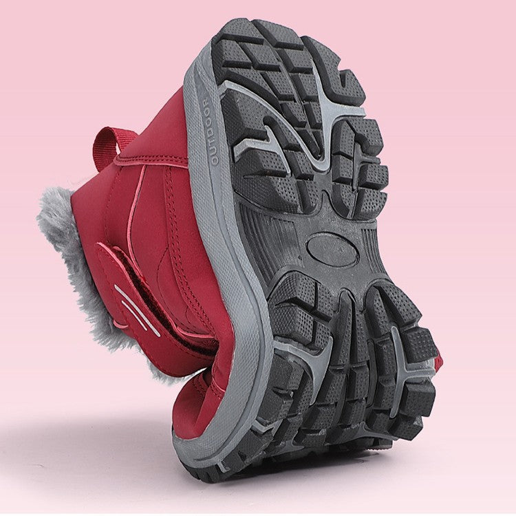 🔥 Varme Skridt, Sikkert Grip | Dame Plush-Foring Anti-Slip Sko