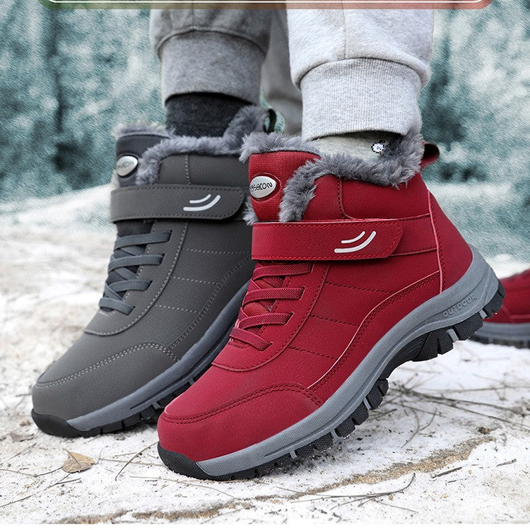 🔥 Varme Skridt, Sikkert Grip | Dame Plush-Foring Anti-Slip Sko