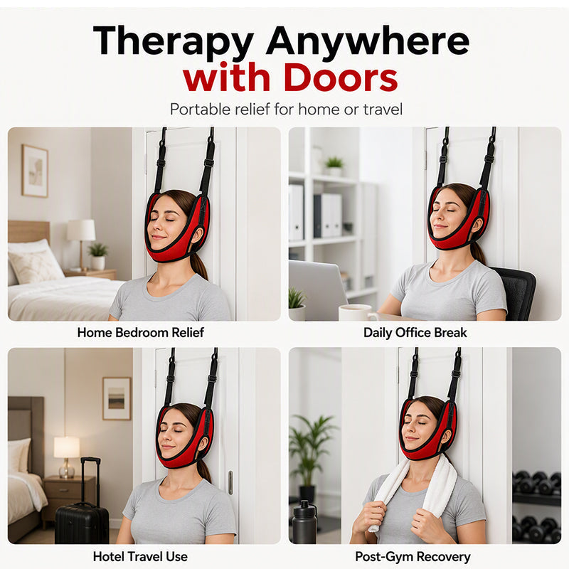 💆‍♂️ Over Door Cervical Traction Device for Neck Pain Relief