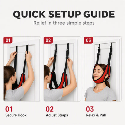 💆‍♂️ Over Door Cervical Traction Device for Neck Pain Relief