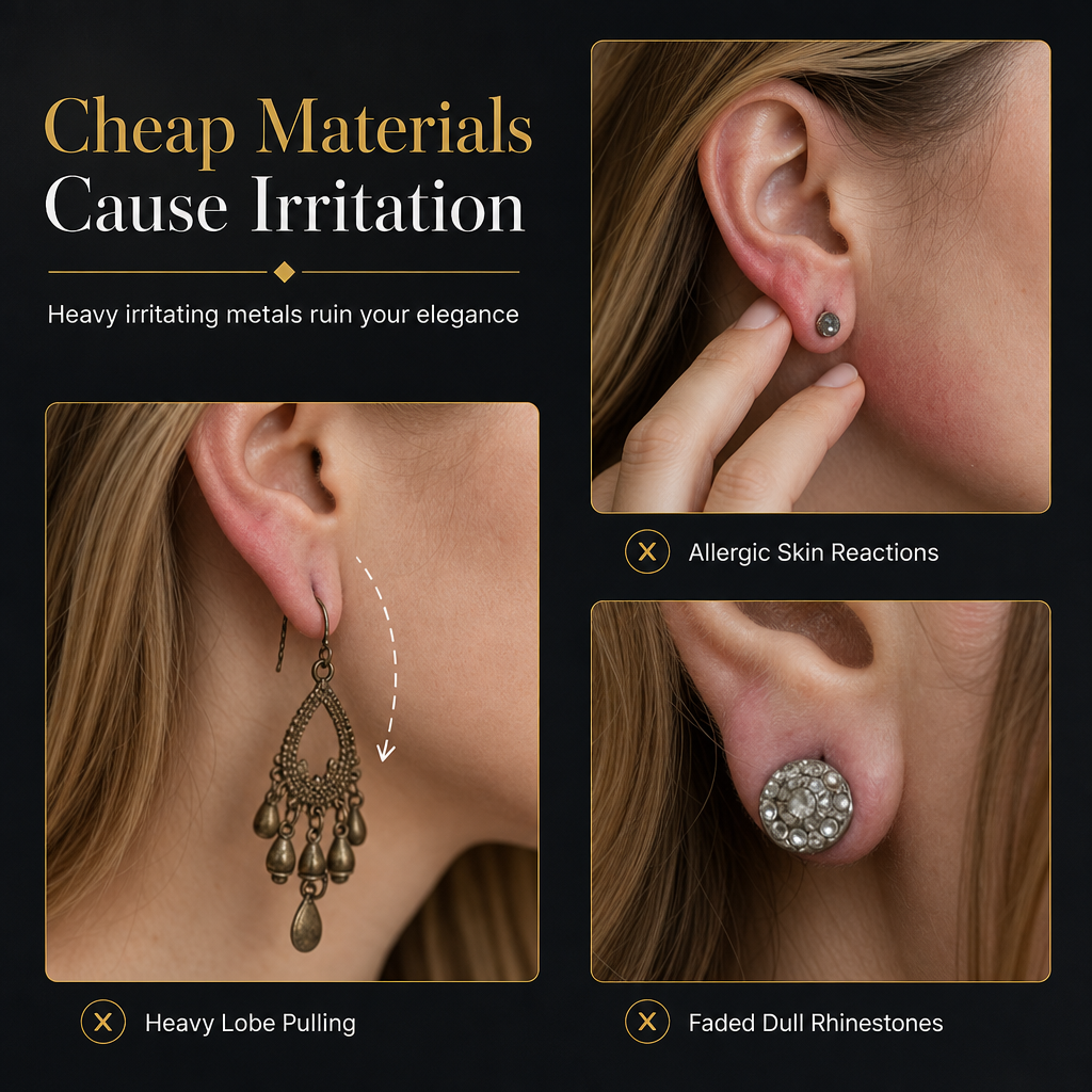 ⏳ Begrænset tid: 50% rabat ⏰ Rhombus Cubic Zirconia Tassel Øreringe 🦚