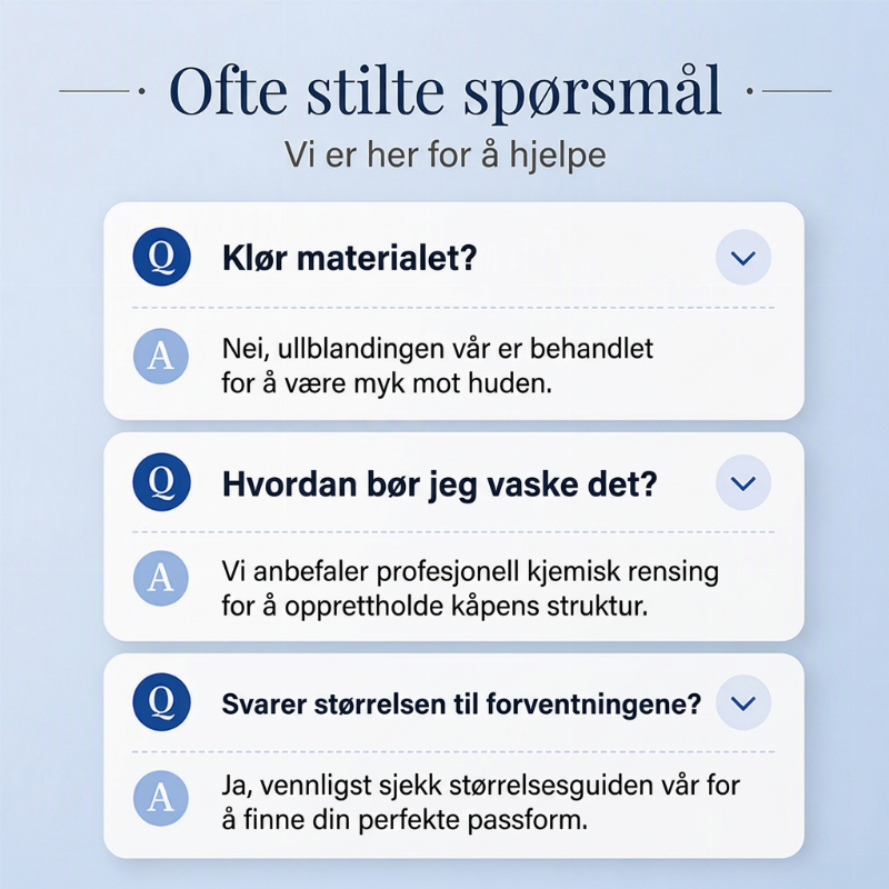 🧥 Damefrakke i vintage-stil med ståkrave