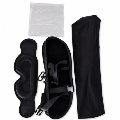 ✈️ Integreret memory foam rejsepude og 3D blackout søvnmask sæt til nakkestøtte under rejsen