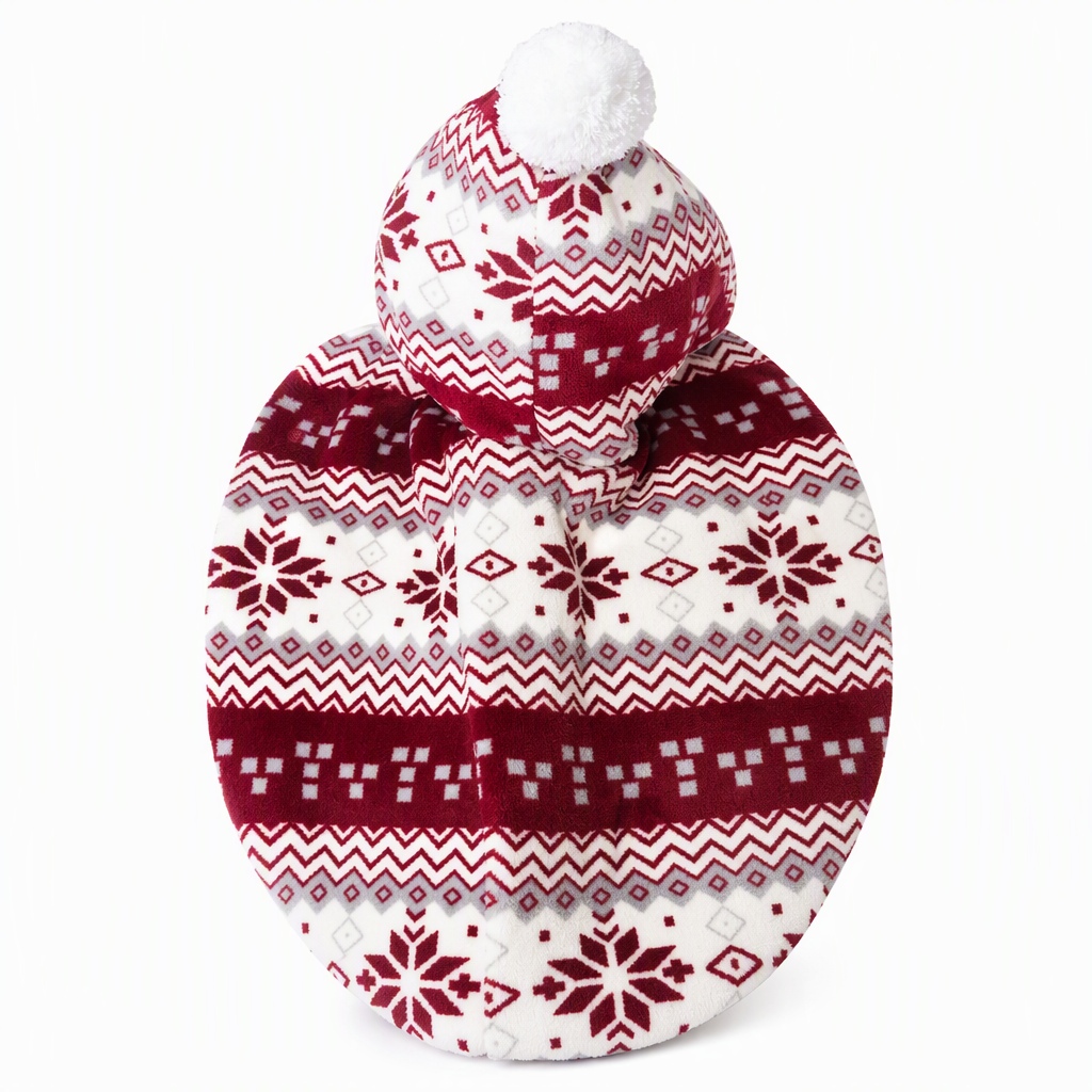 📢📢 50 % RABAT! ⏰ Julekostume til hunde og katte – efterårs- og vinteroutfit med julemandsdragt og snefnugskappe 🎅❄️