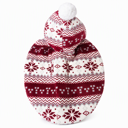 📢📢 50 % RABAT! ⏰ Julekostume til hunde og katte – efterårs- og vinteroutfit med julemandsdragt og snefnugskappe 🎅❄️