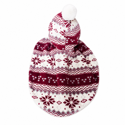 📢📢 50 % RABAT! ⏰ Julekostume til hunde og katte – efterårs- og vinteroutfit med julemandsdragt og snefnugskappe 🎅❄️