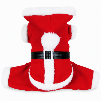 📢📢 50 % RABAT! ⏰ Julekostume til hunde og katte – efterårs- og vinteroutfit med julemandsdragt og snefnugskappe 🎅❄️