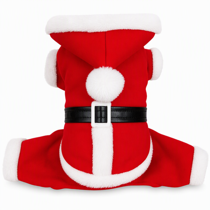 📢📢 50 % RABAT! ⏰ Julekostume til hunde og katte – efterårs- og vinteroutfit med julemandsdragt og snefnugskappe 🎅❄️