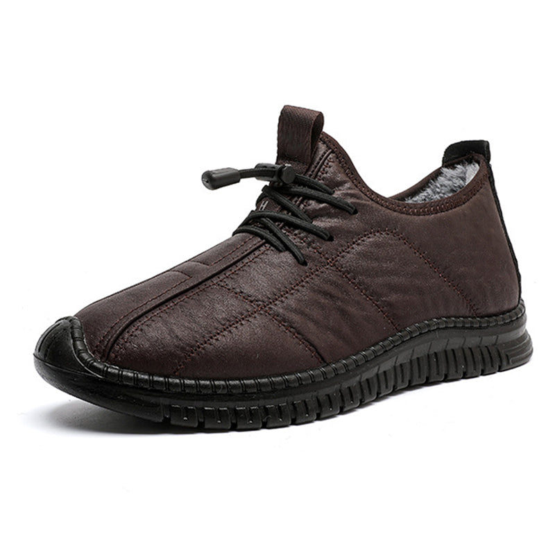 👟 Herrestøvler med plush-for og anti-glid sål