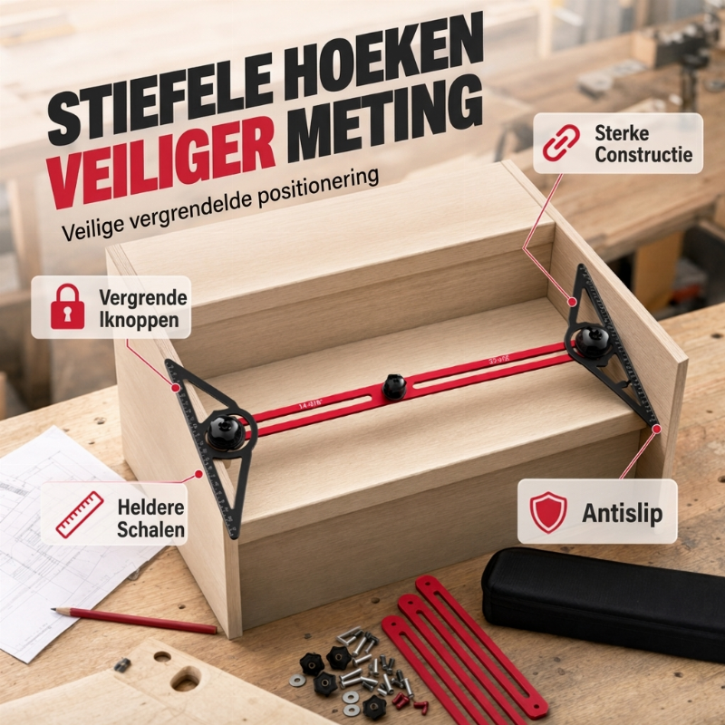 🛠️ Multifunktionelt Værktøjssæt til Renovering – Undgå Målefejl i Dine Gør-Det-Selv-Projekter!
