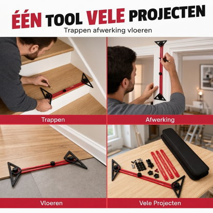 🛠️ Multifunktionelt Værktøjssæt til Renovering – Undgå Målefejl i Dine Gør-Det-Selv-Projekter!