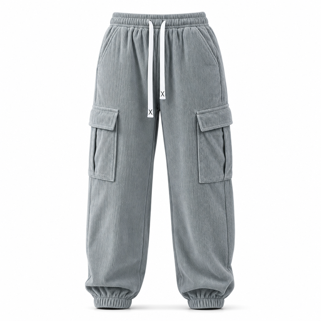 ☁️👖 Afslappede joggingbukser i fløjl til kvinder
