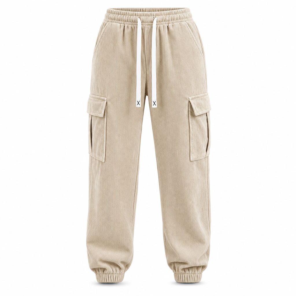 ☁️👖 Afslappede joggingbukser i fløjl til kvinder