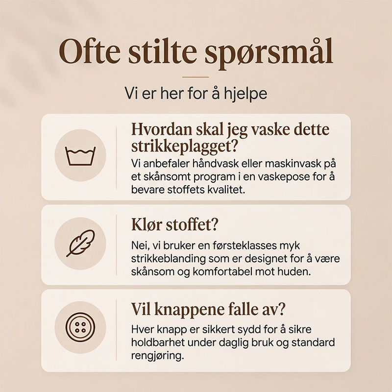 Afslappet strikket sweater med høj krave til kvinder 🧶