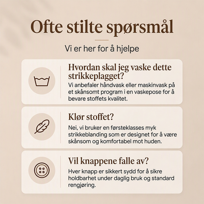 Afslappet strikket sweater med høj krave til kvinder 🧶
