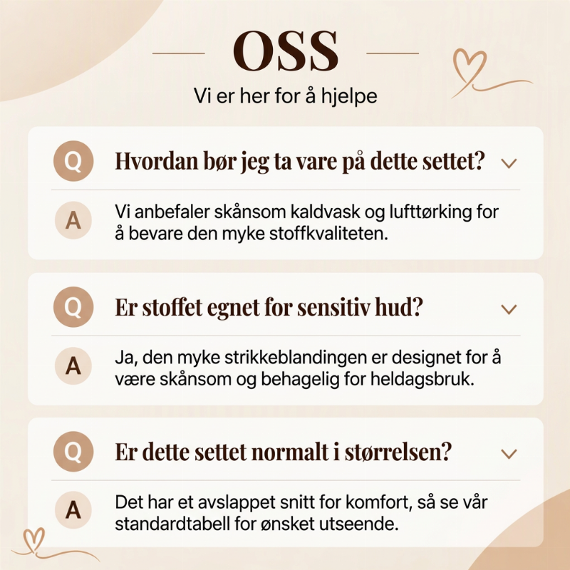 Kvindeligt julepyjamassæt med langærmet og skåret krave 🎄