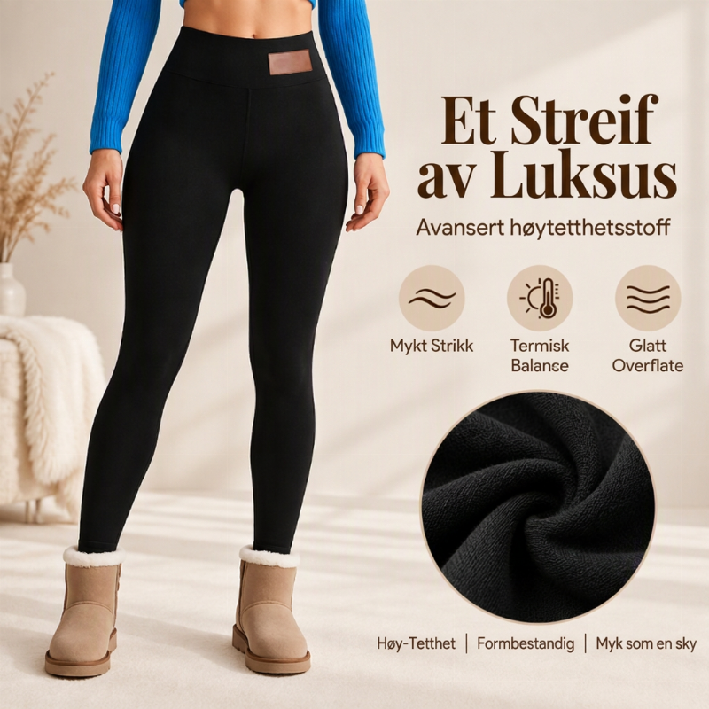 ❄️🖤 Termobukser til kvinder med høj talje