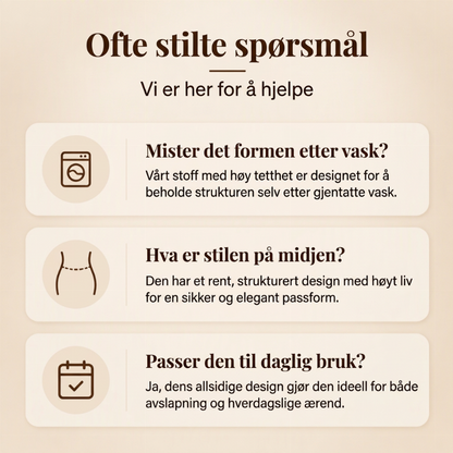 ❄️🖤 Termobukser til kvinder med høj talje