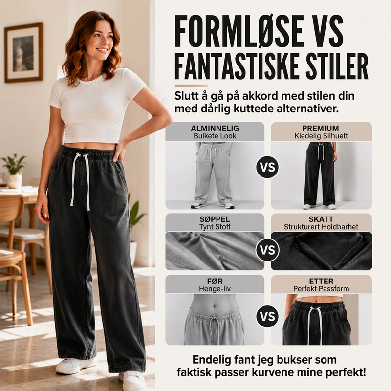👖 Lige denimjeans til kvinder med varmt foer