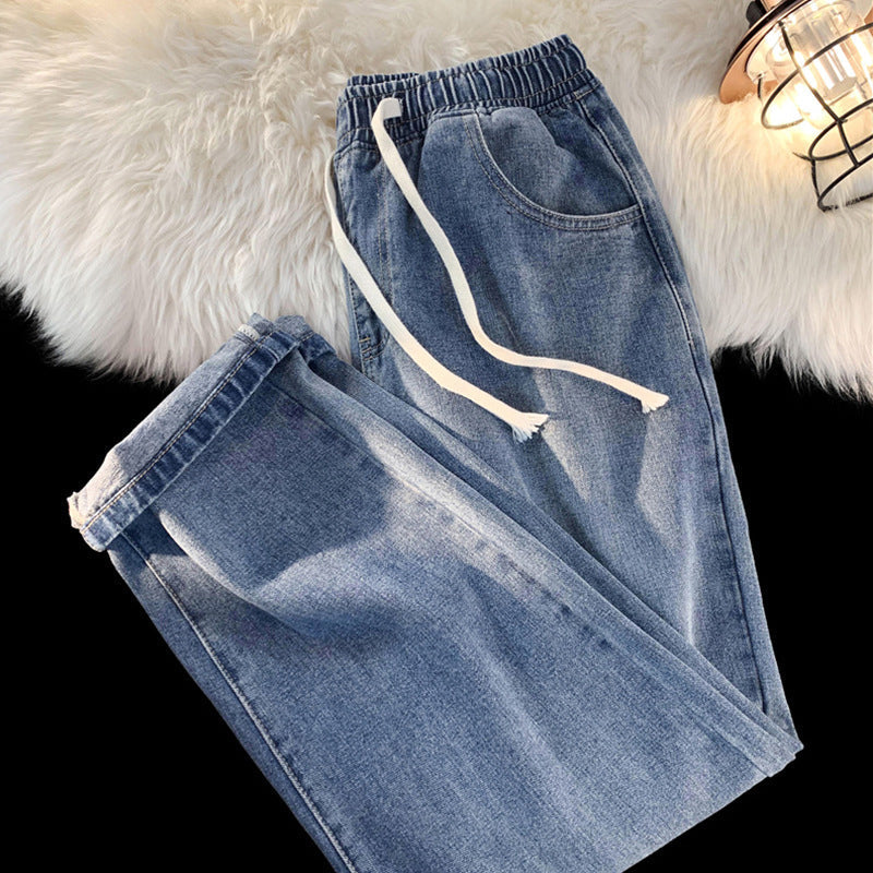 👖 Lige denimjeans til kvinder med varmt foer