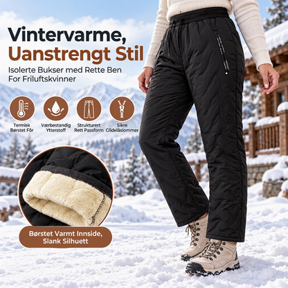 ❄️ Vinterbukser til kvinder med varmt og tykt foer