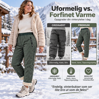 ❄️ Vinterbukser til kvinder med varmt og tykt foer