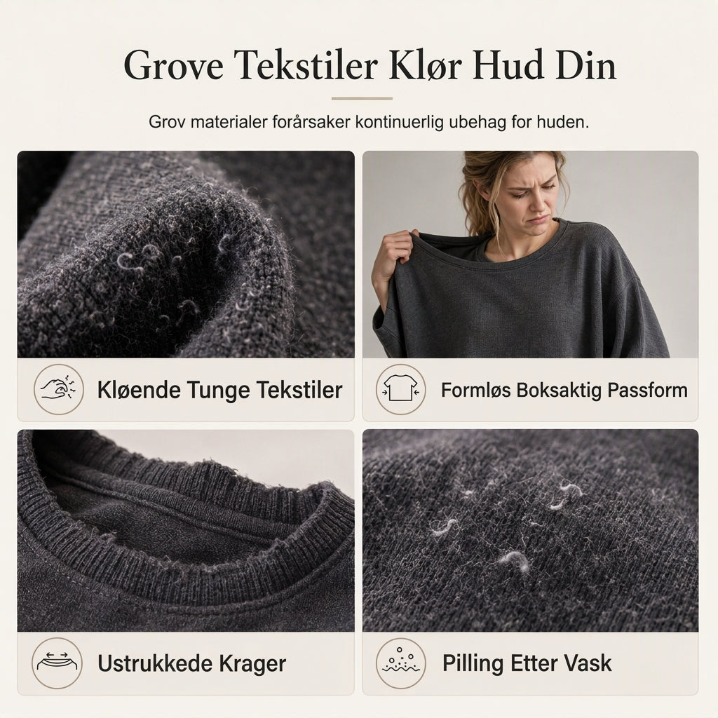 🧶 Striktrøje til kvinder med rund hals og skuldersømme – Afslappet og behagelig pasform