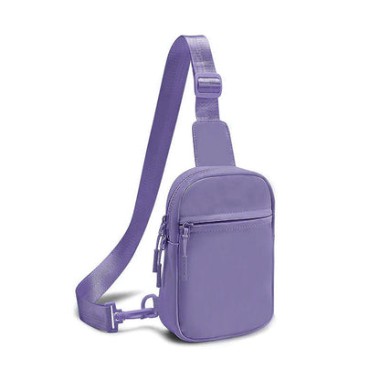 🔒Sidste dag med 50% RABAT🎒Opgraderet 2.0 Rejseslyngetaske | Tyverisikret, 500D Nylon, RFID-beskyttelse